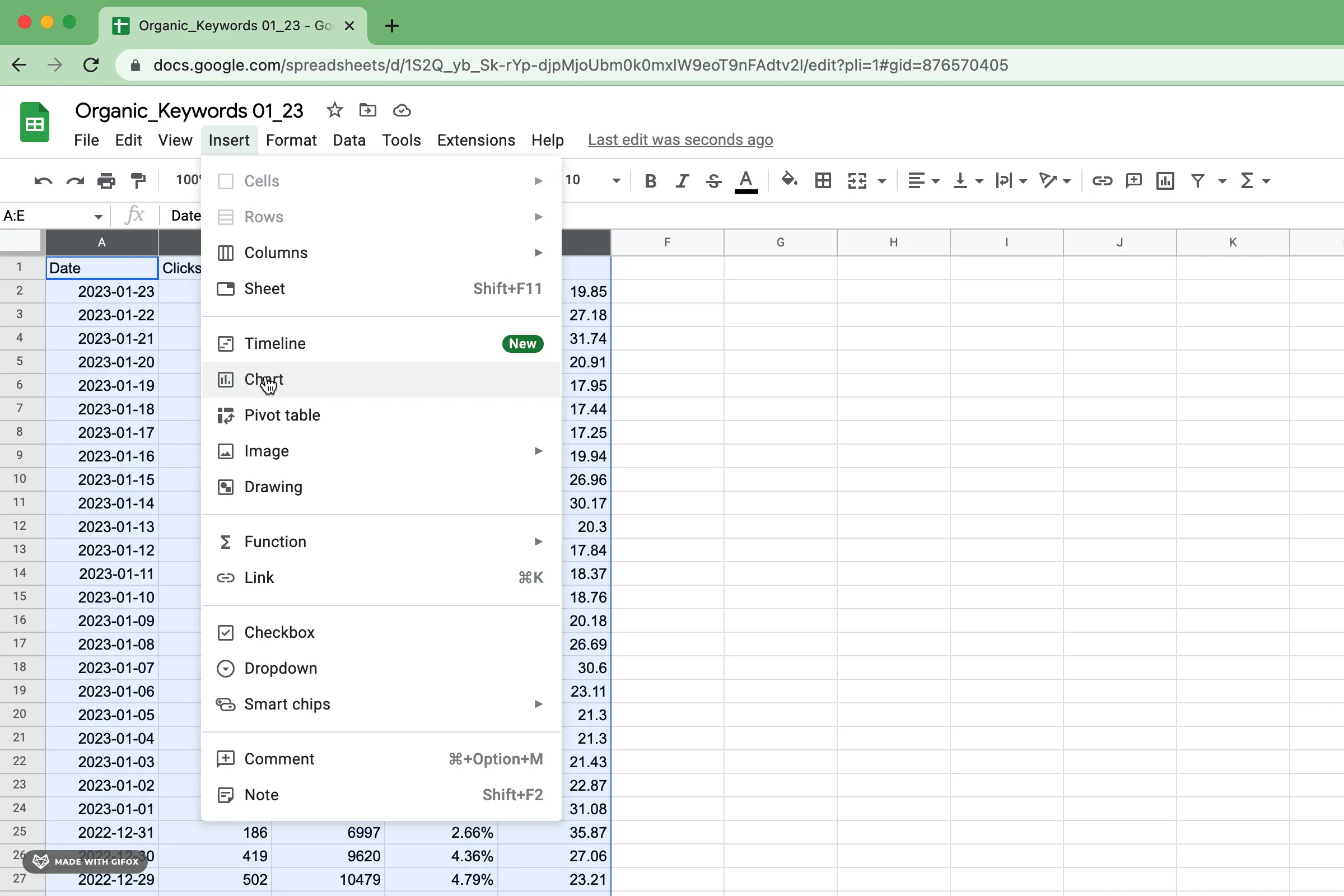 How to make a scatter plot in Excel