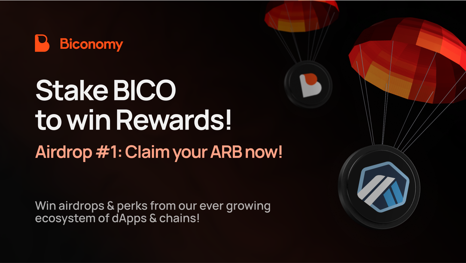 Airdrop #1 for $BICO stakers - claim your $ARB!