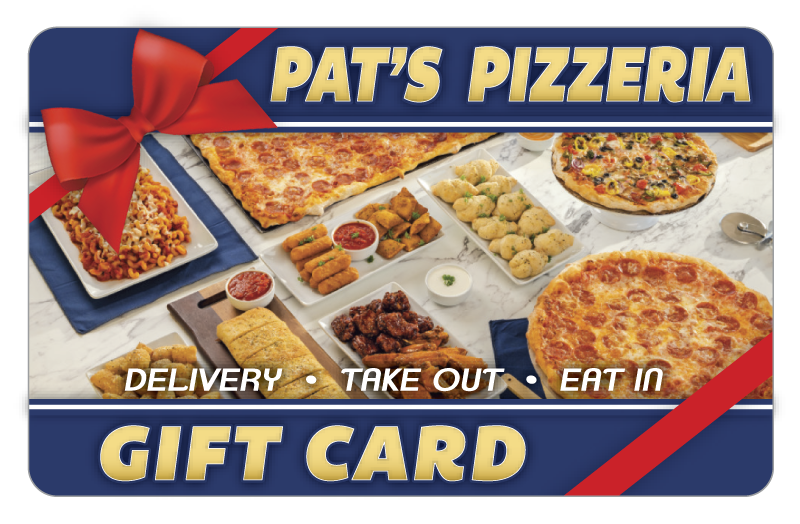 Gift Cards Pat's Pizzeria