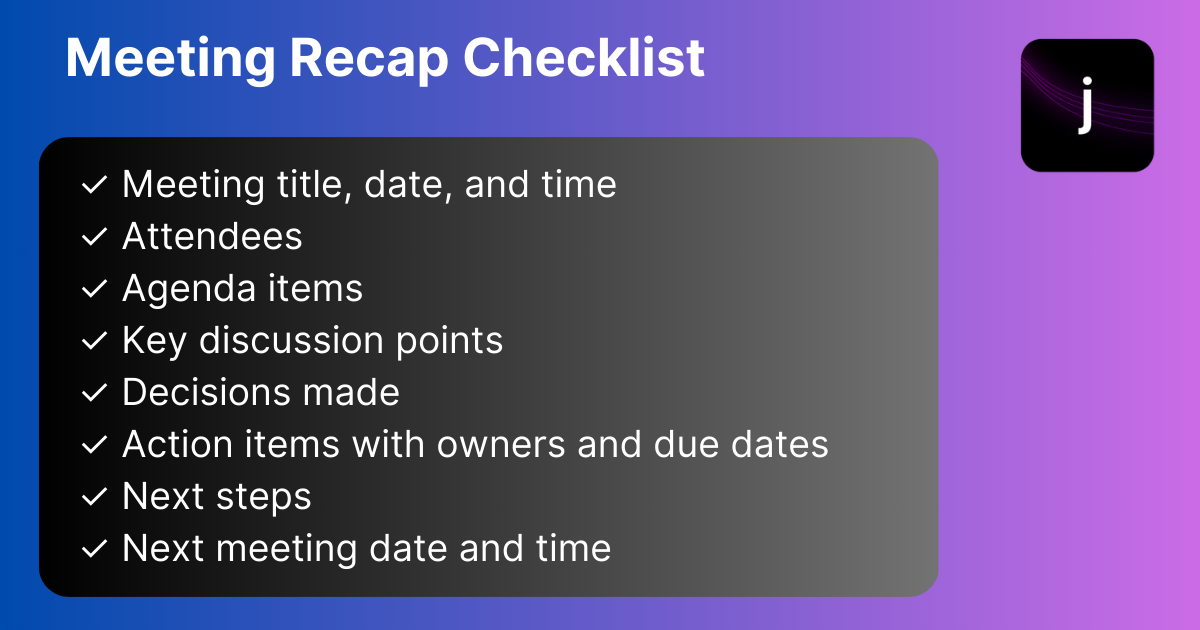 Meeting Recap: What It Is Why It Matters How to Write One