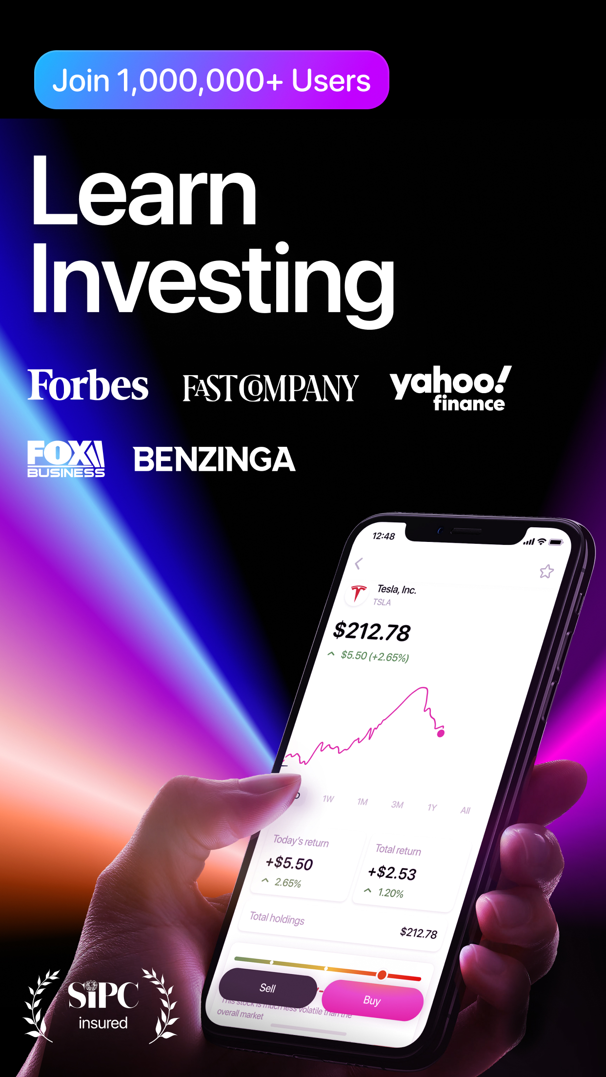 Learn investing with 1M+ users