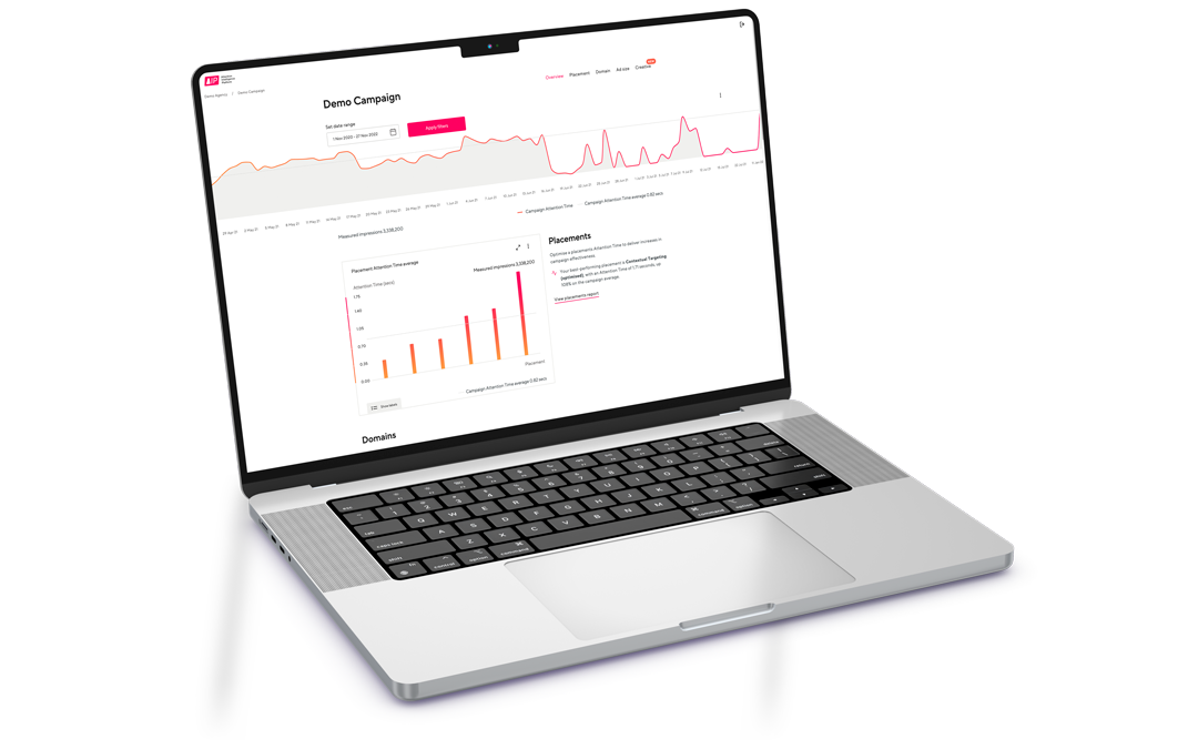 Macbook pro displaying AIP Dashboard