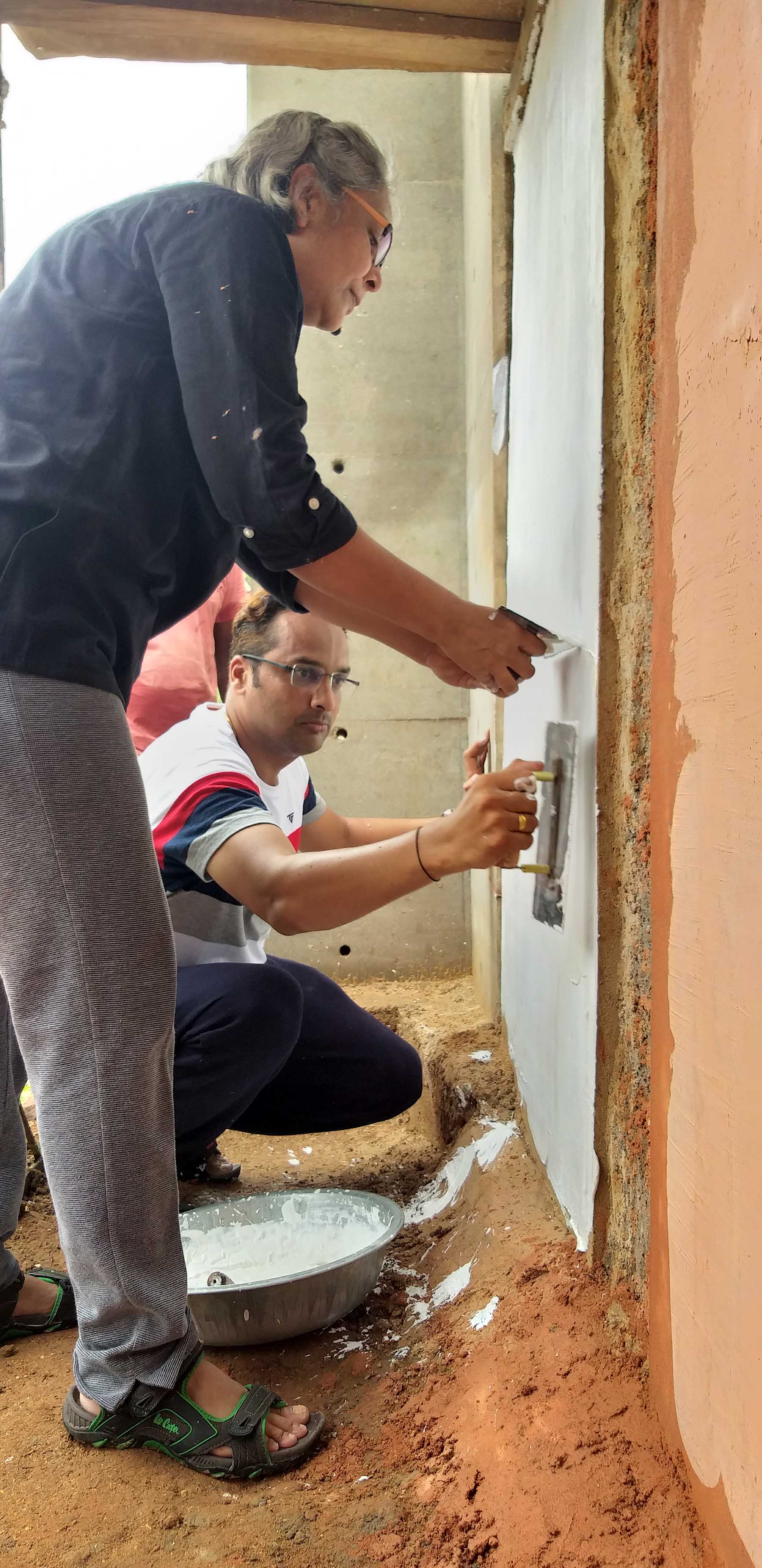 Lime Based Construction - Training Programs - Sankalan - a center for ...