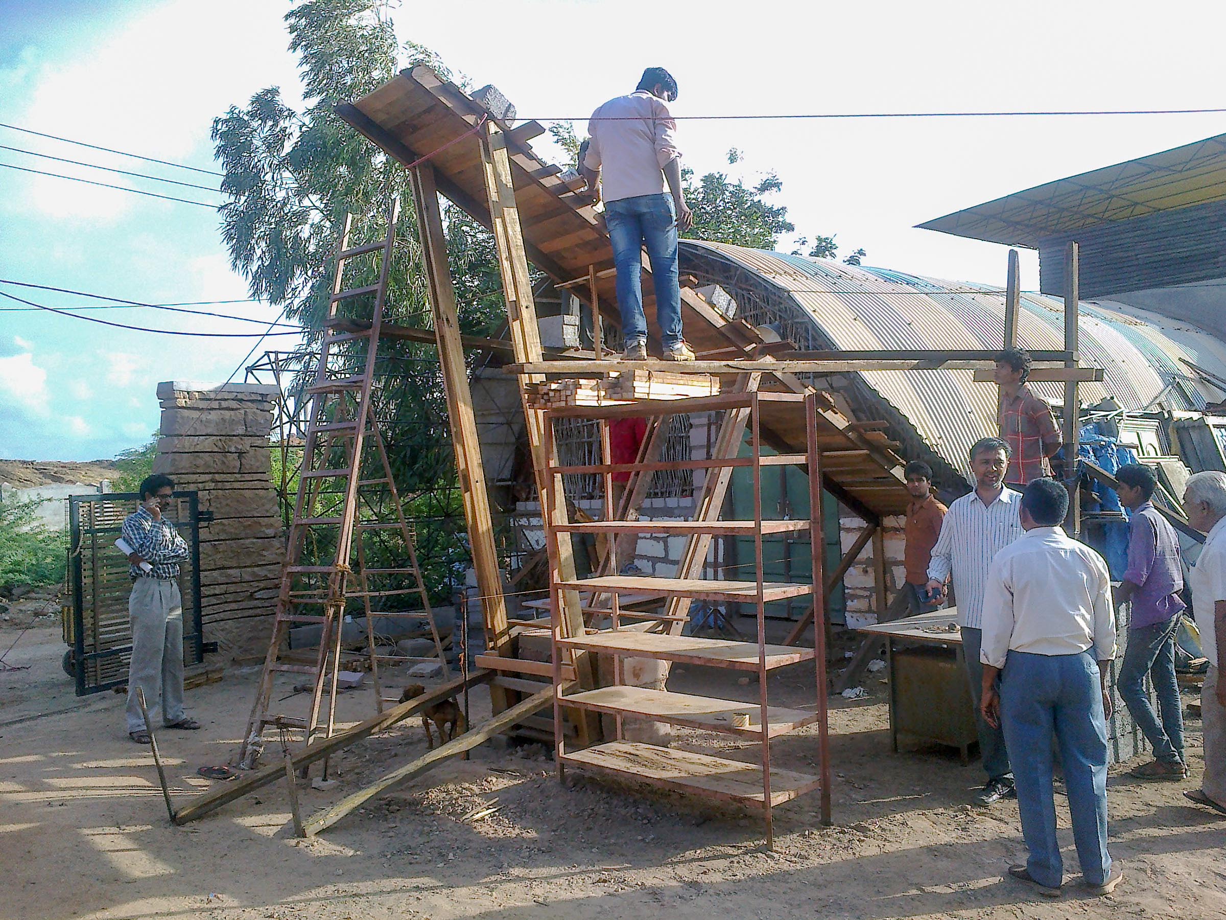 Inverted roof - Jetwan Buddha Vihar - Project Based Research - Sankalan ...