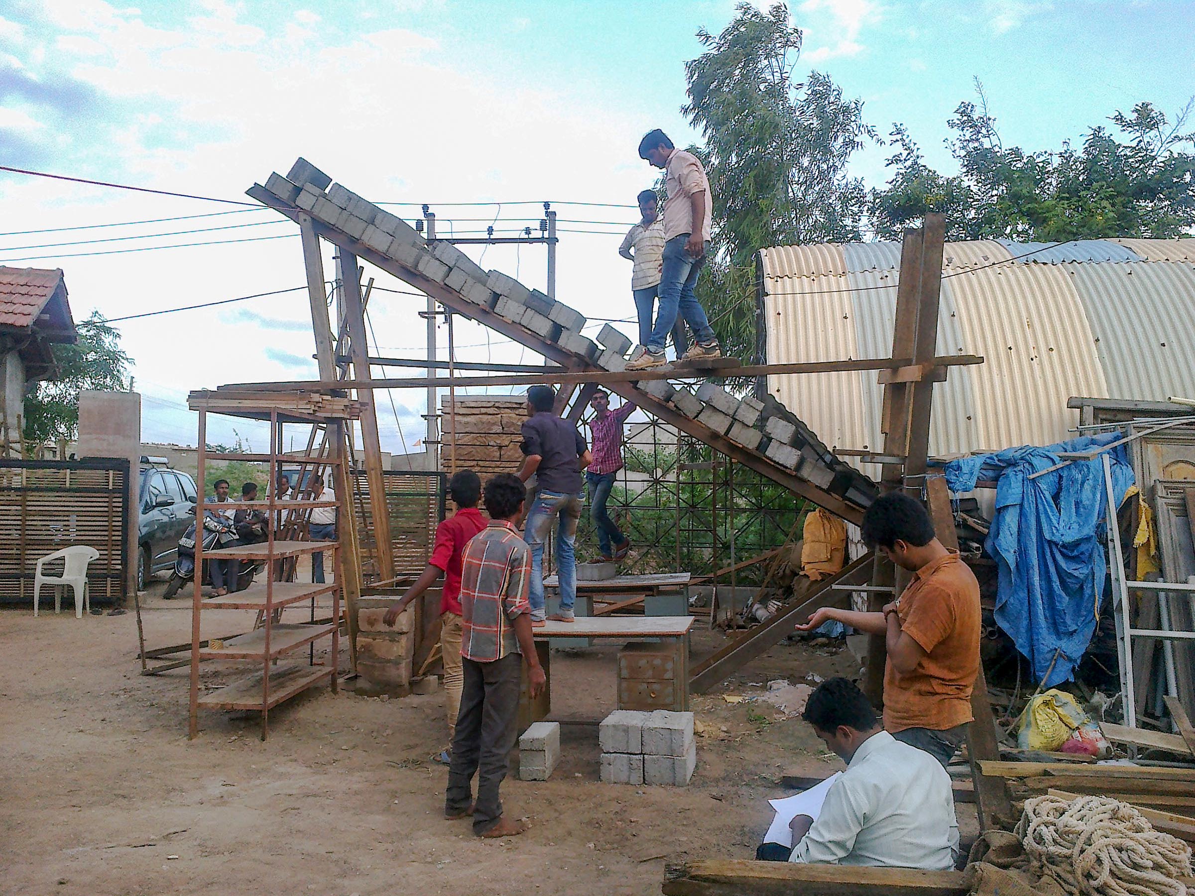Inverted roof - Jetwan Buddha Vihar - Project Based Research - Sankalan ...