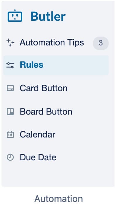 Atlassian Trello Automation Butler