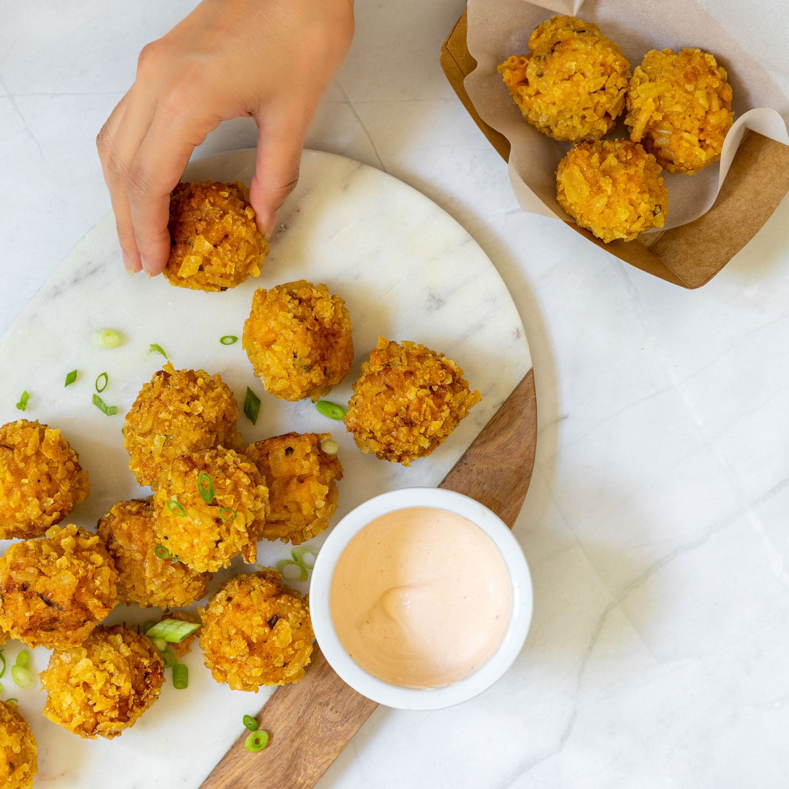 Horseradish Cream Cheese Balls Bubbies