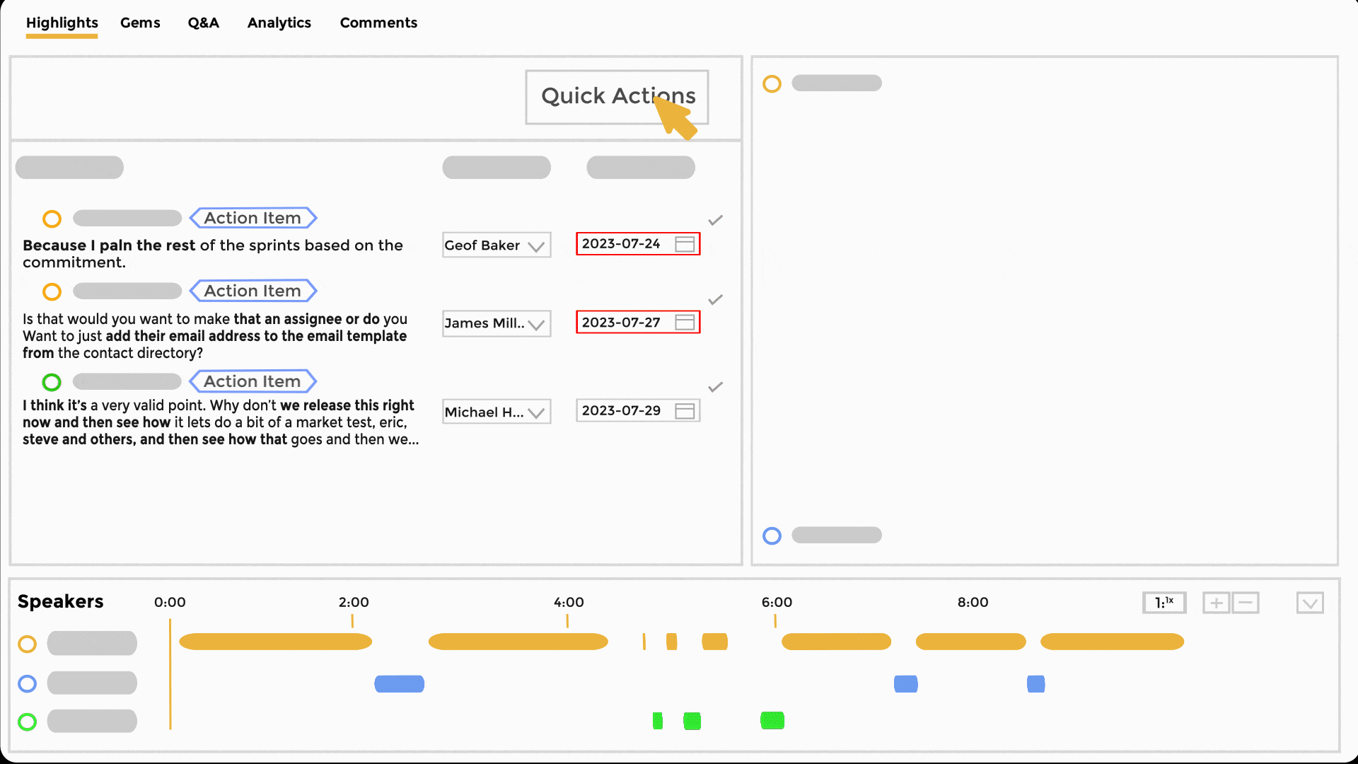 Versational extracts issues and action items, assigns tasks, and generates emails instantly. Save time with AI-writer.