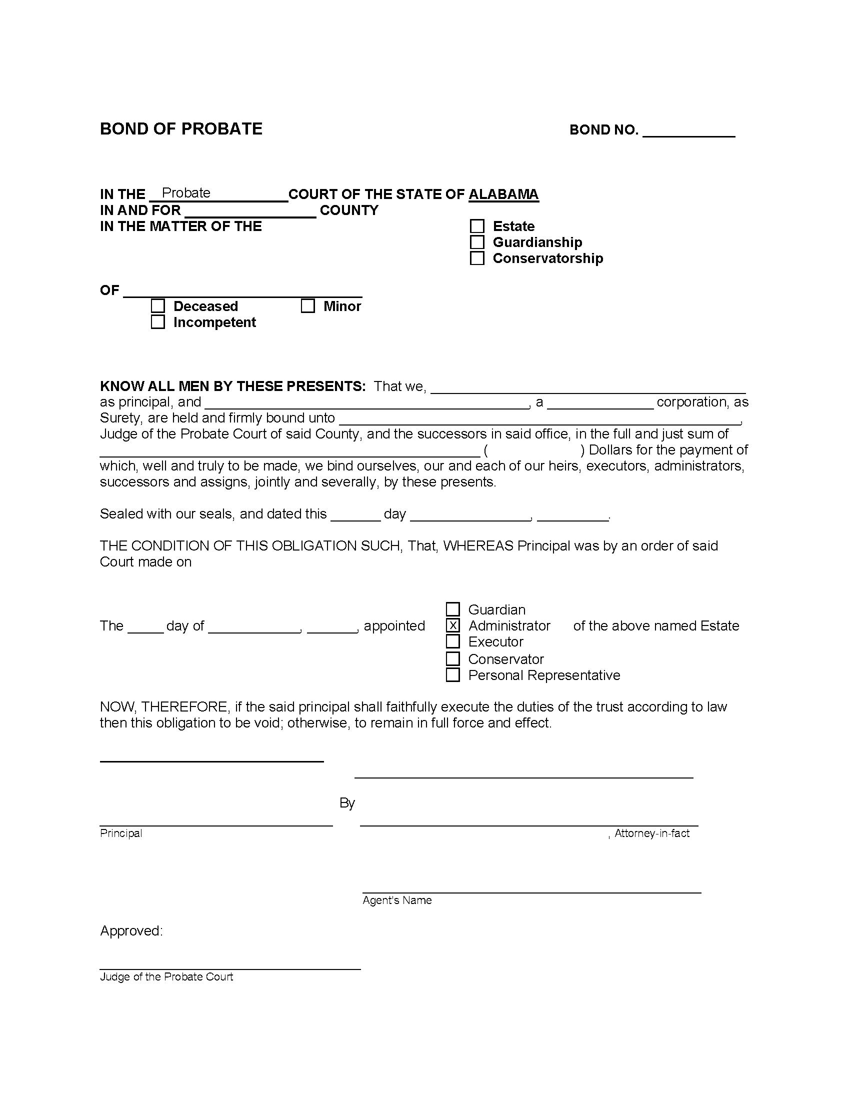 Administrator Bond EZ Surety Bonds