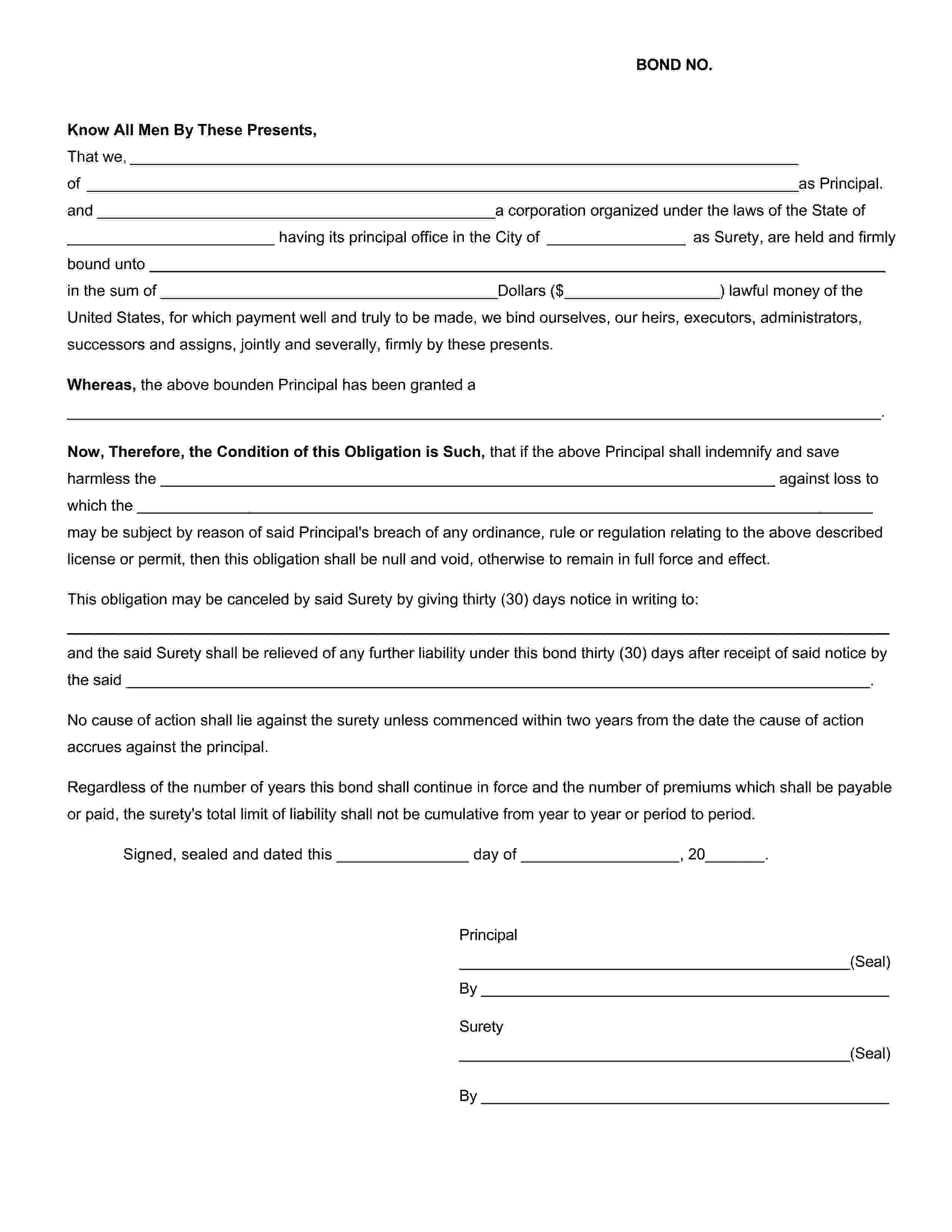 Jackson County Port Authority, Port of Pascagoula Line Handling Permit Bond EZ Surety Bonds