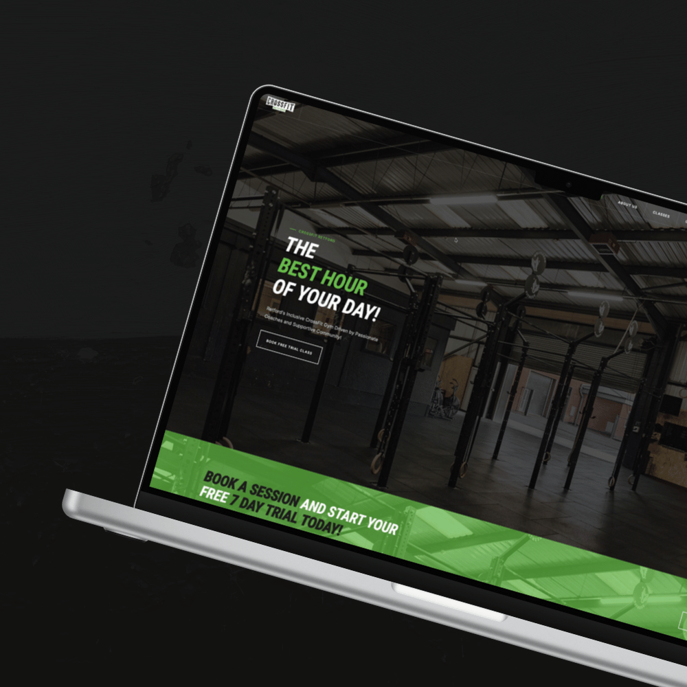 CrossFit Retford: Website | Blnk canvas