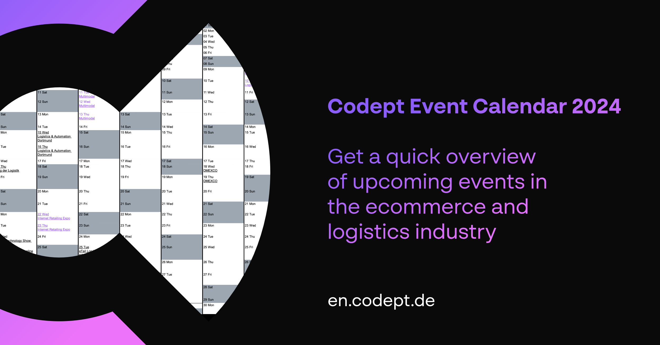 and Logistics Events in 2024