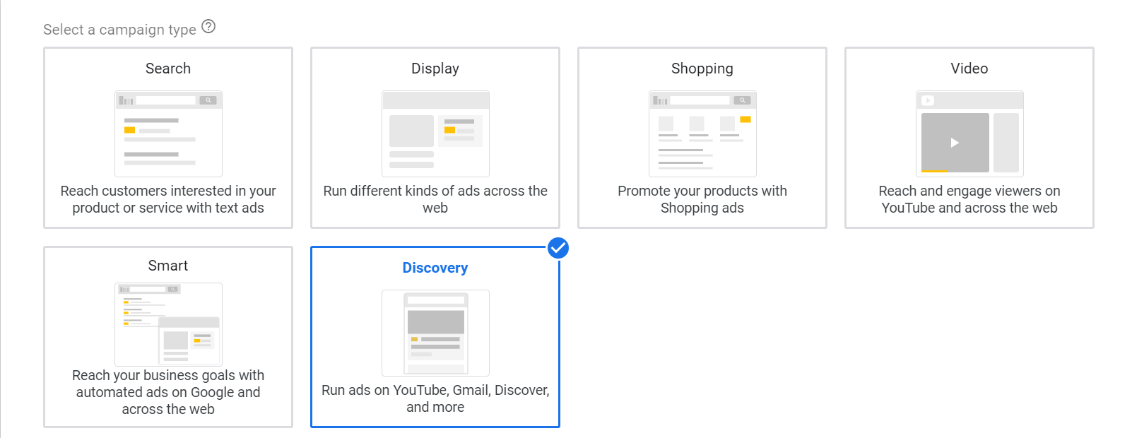 Les différents types de campagnes Display