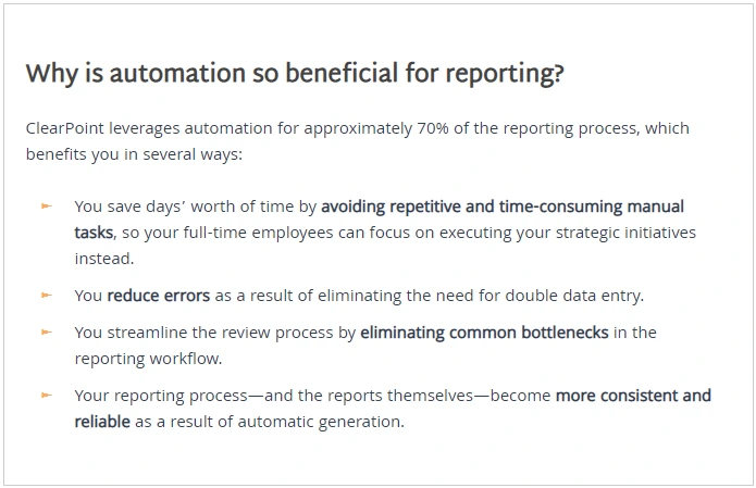 Report Generation In ClearPoint: Feature Highlights