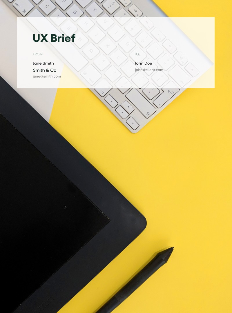 Fashion Design Brief (Example) 2023 Bonsai Bonsai