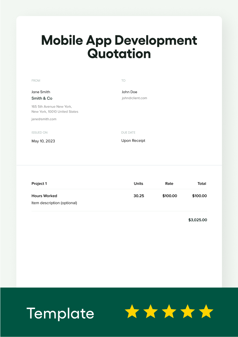 Mobile App Development Quotation Sample Updated in 2023 Bonsai