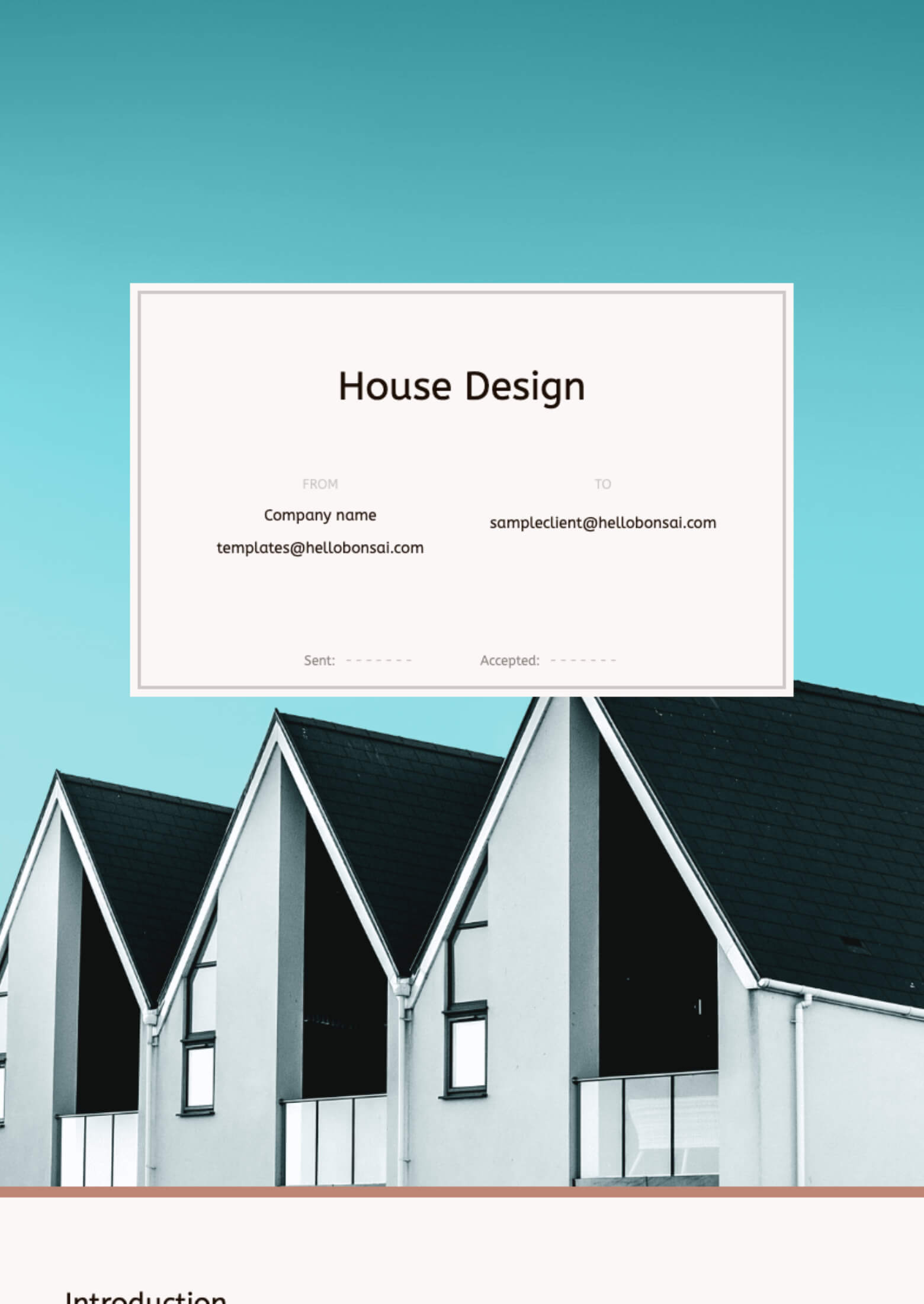 Free House Design Brief (Example) Residential Design 2023 Bonsai