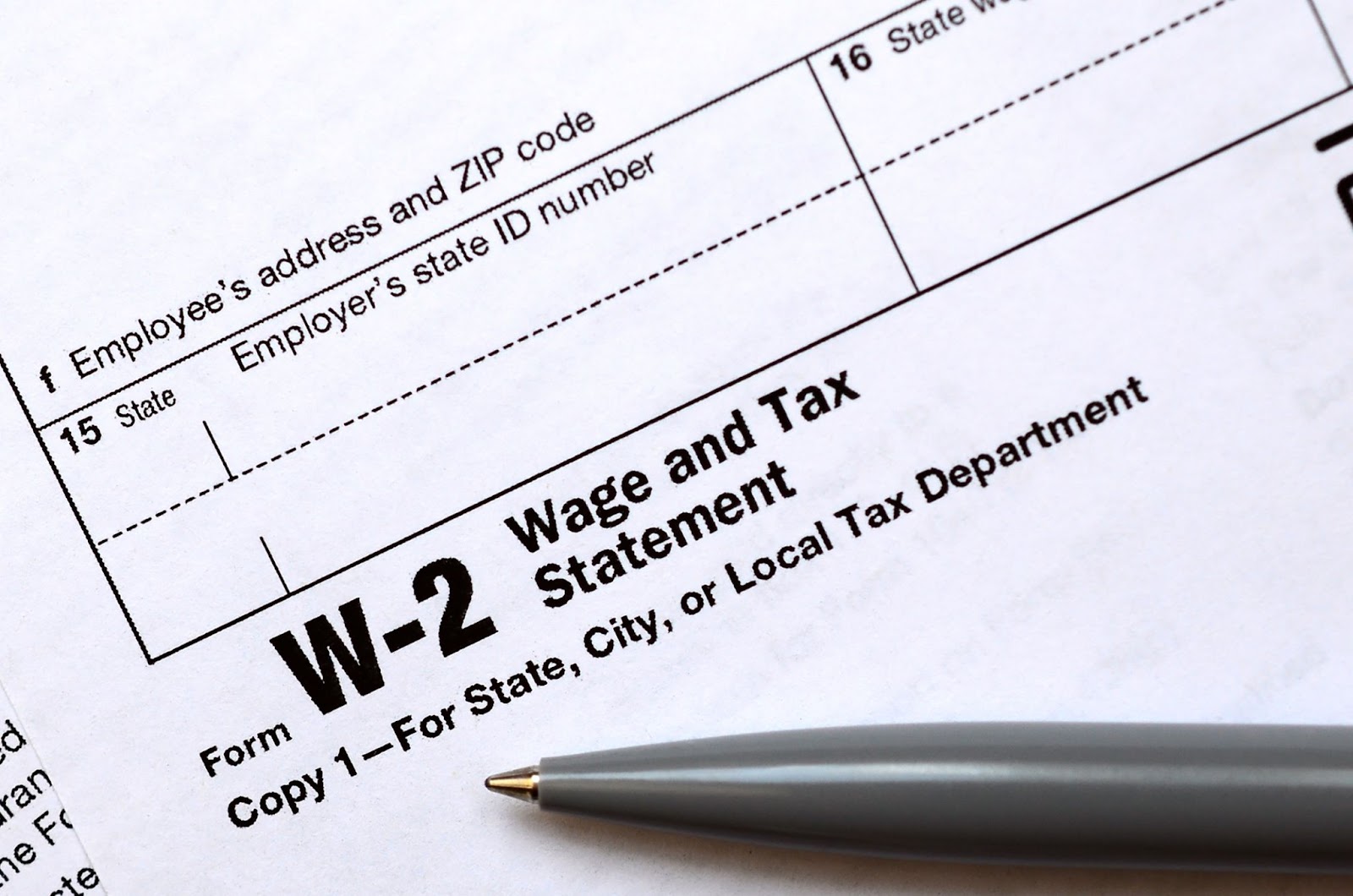 W-2 Wage and Statement Form Instructions