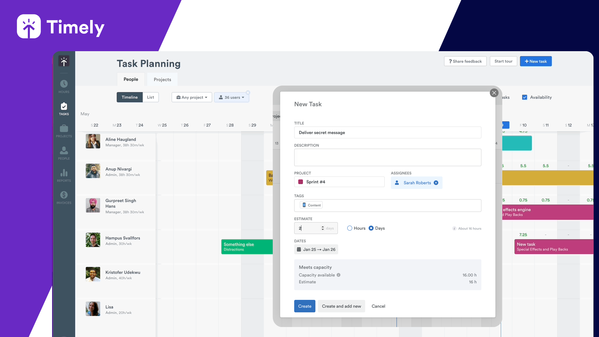 Elevate productivity with Timely's automated task management. Streamline planning, tracking, and reporting effortlessly for efficient collaboration. Say goodbye to manual time tracking. 