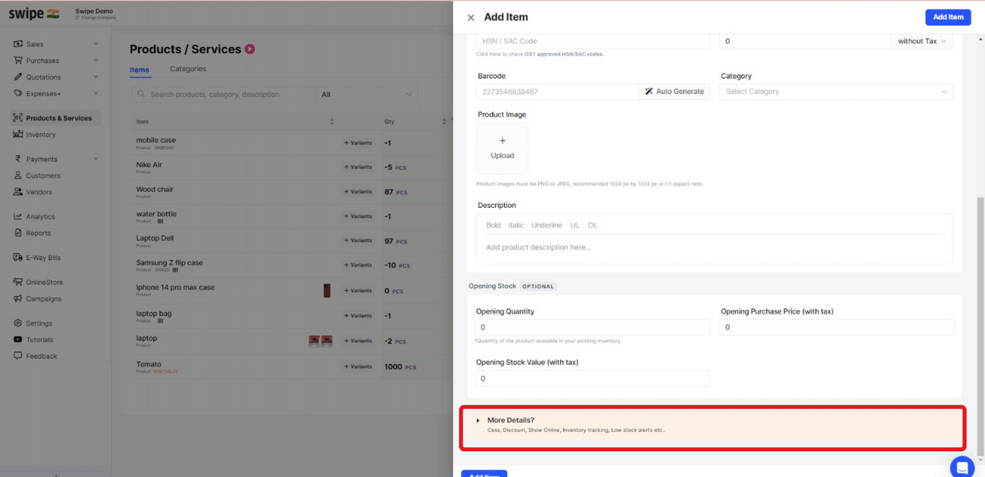 click on more details