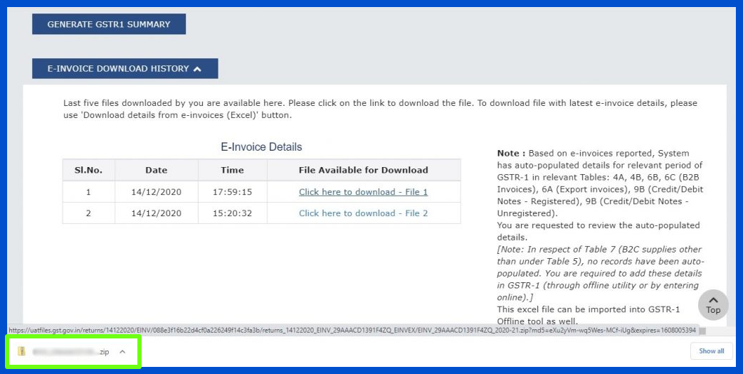 click on the file icon