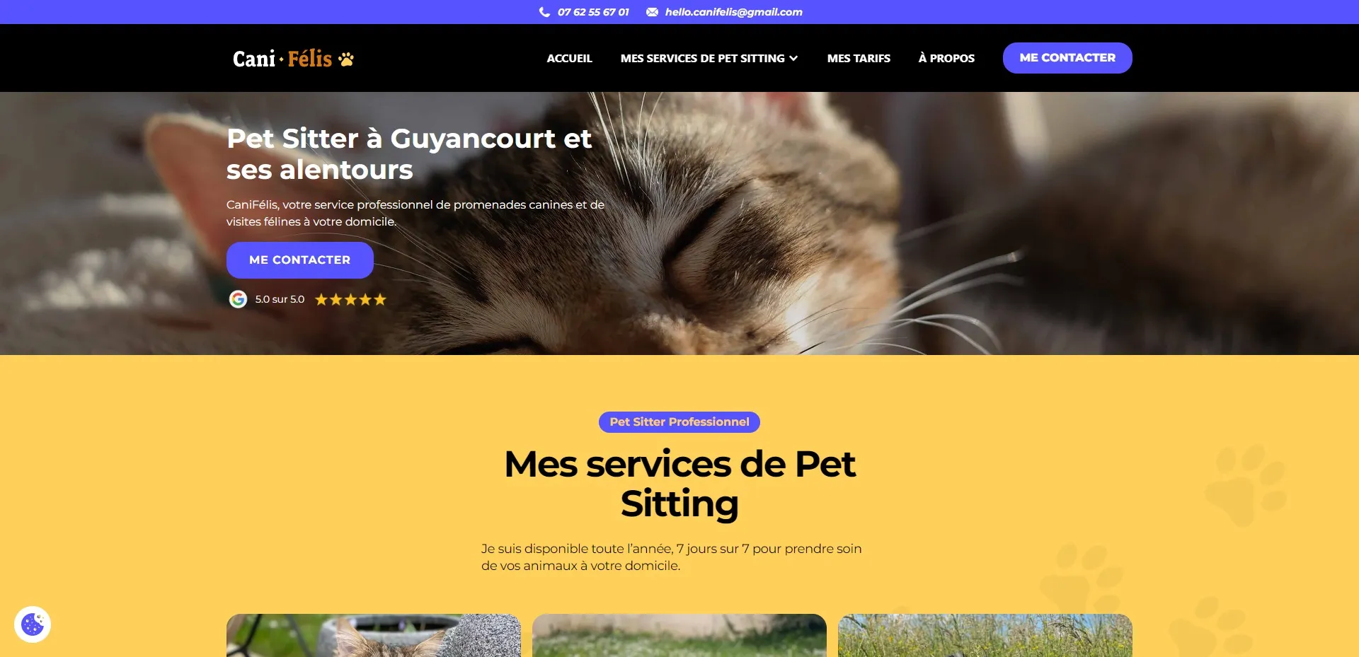 Création de site internet Webflow pour une entreprise local