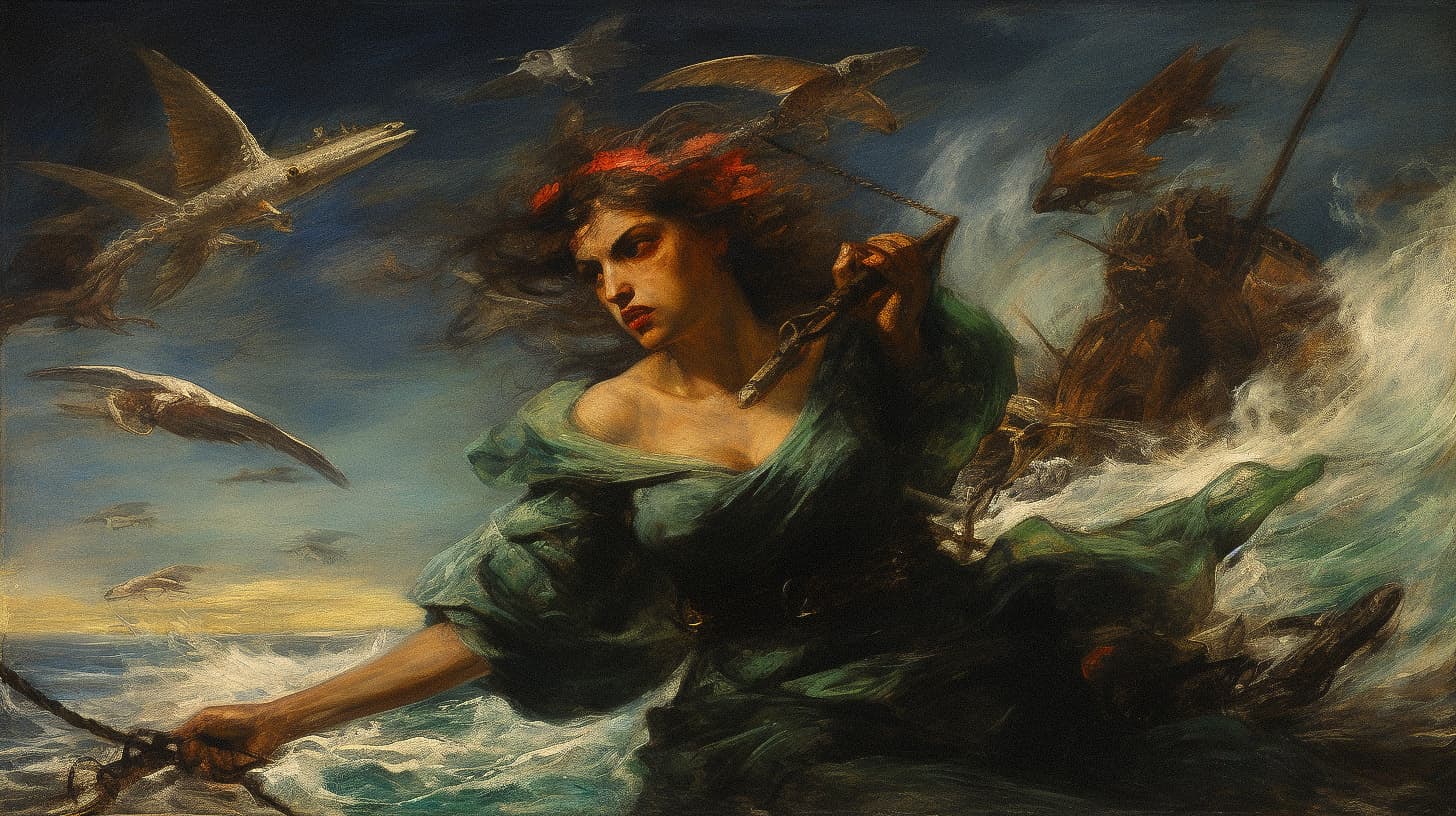 Eugene Delacroix Midjourney style Andrei Kovalev's Midlibrary