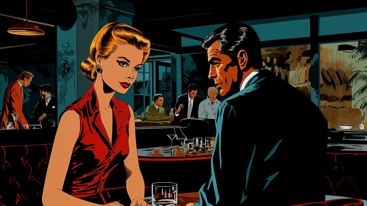 Milton Caniff Midjourney style Andrei Kovalev's Midlibrary