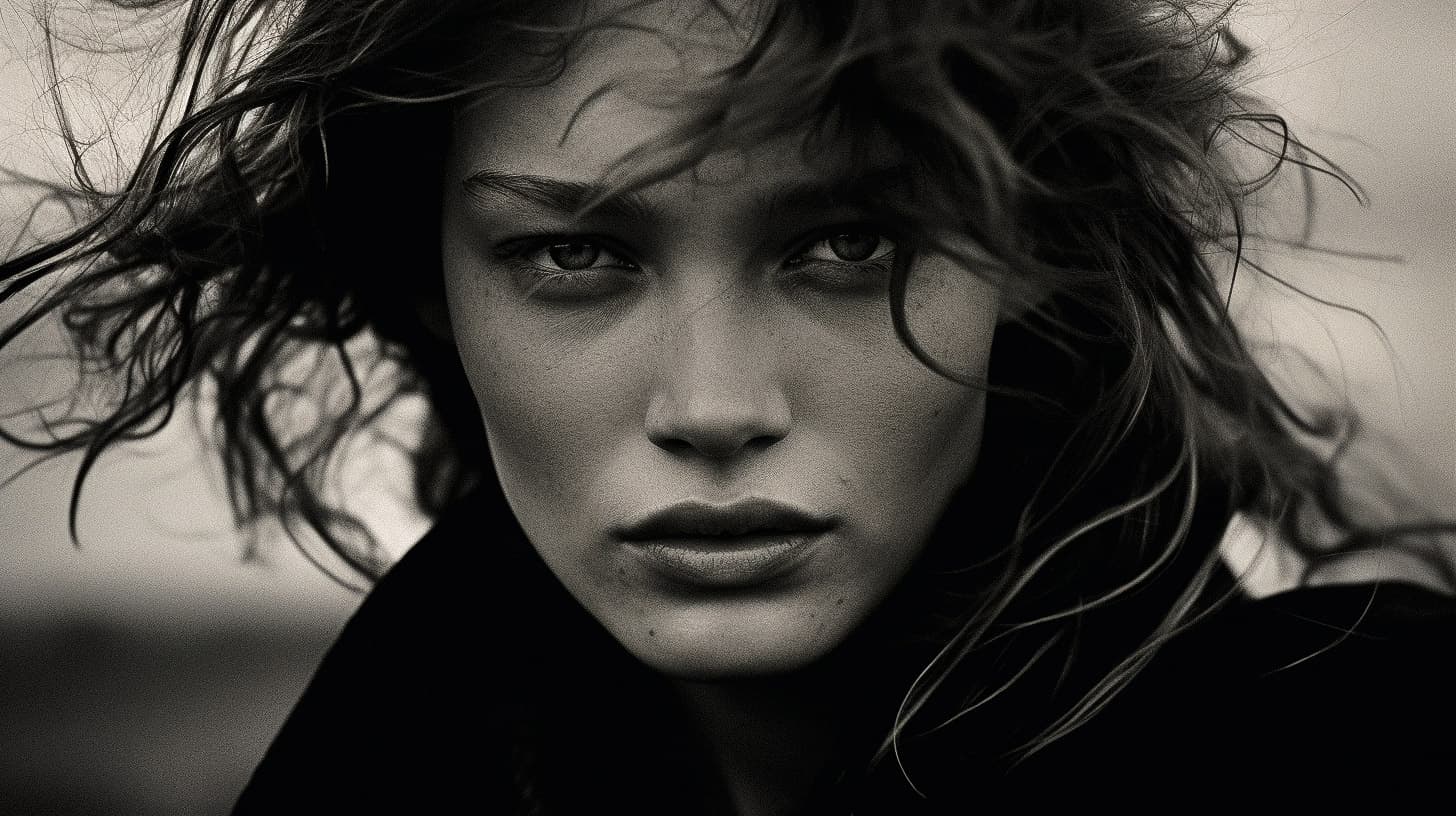 Peter Lindbergh Midjourney style Andrei Kovalev's Midlibrary
