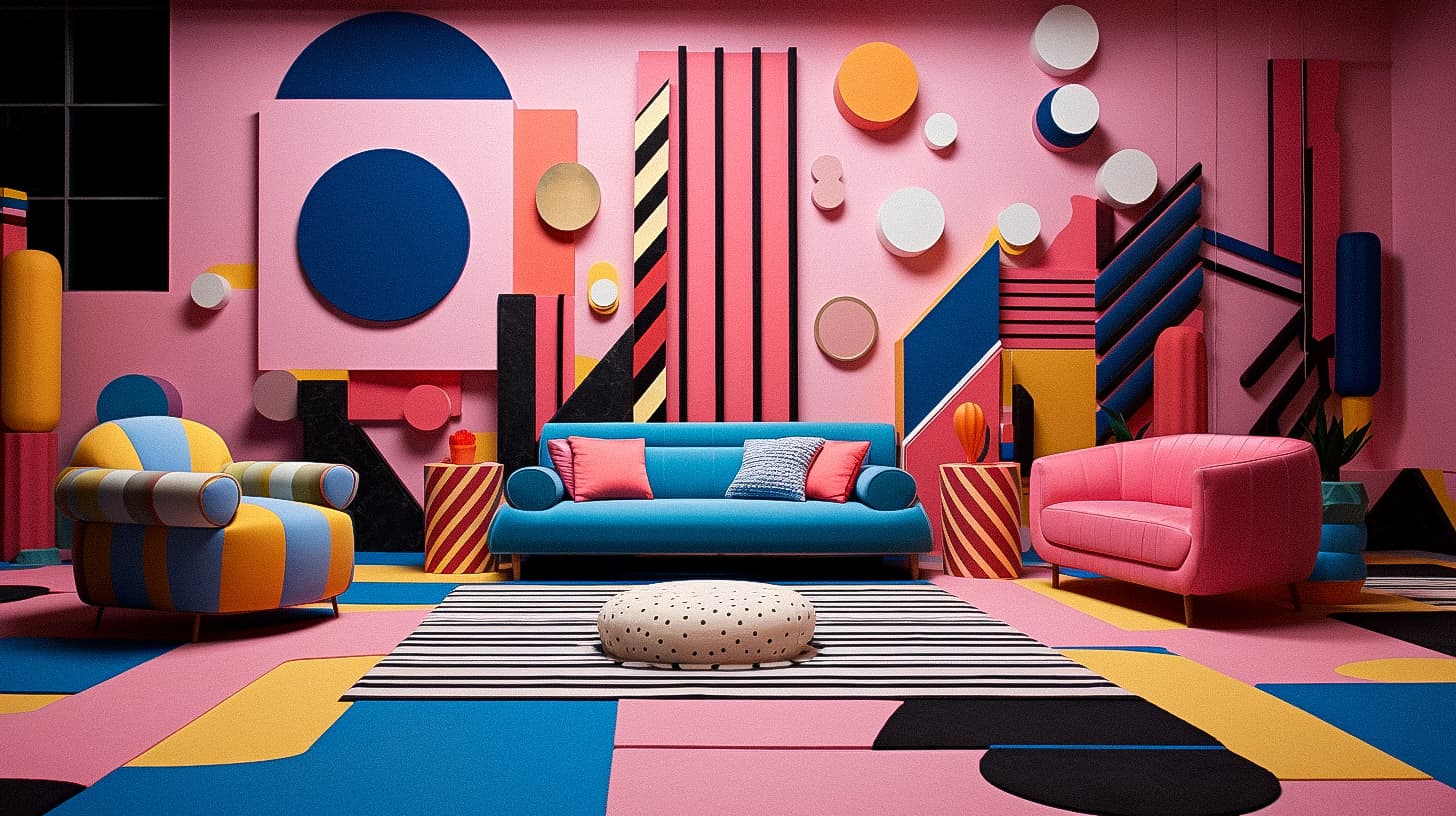 Memphis design Midjourney style | Andrei Kovalev's Midlibrary