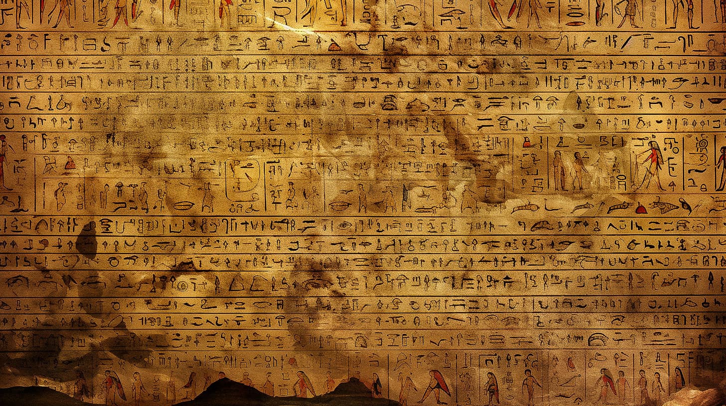 Hieratic script midjourney style andrei kovalev s midlibrary