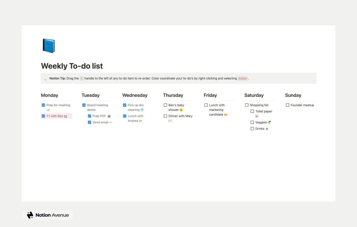 10+ Best Notion To Do List Template (Jan 2024)