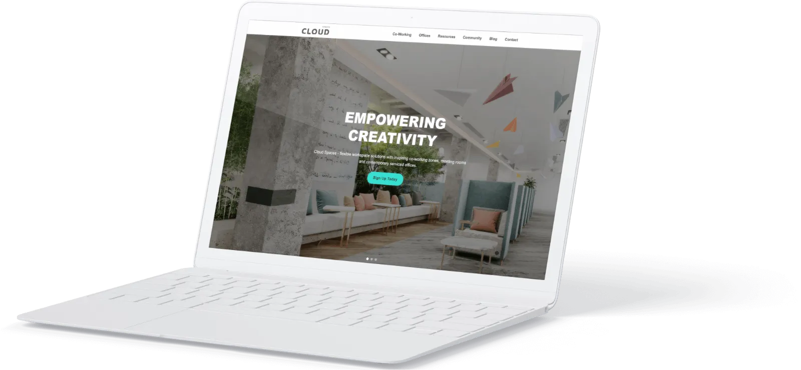 Cloud Spaces Website by Blue Beetle