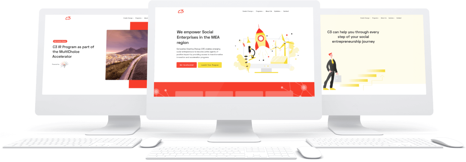 C3 Website, Marketing & Advertising by Blue Beetle