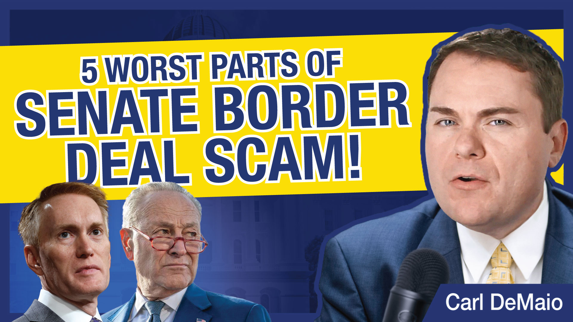 Video • BORDER BILL SCAM Top 5 Worst Parts of Senate Border Deal
