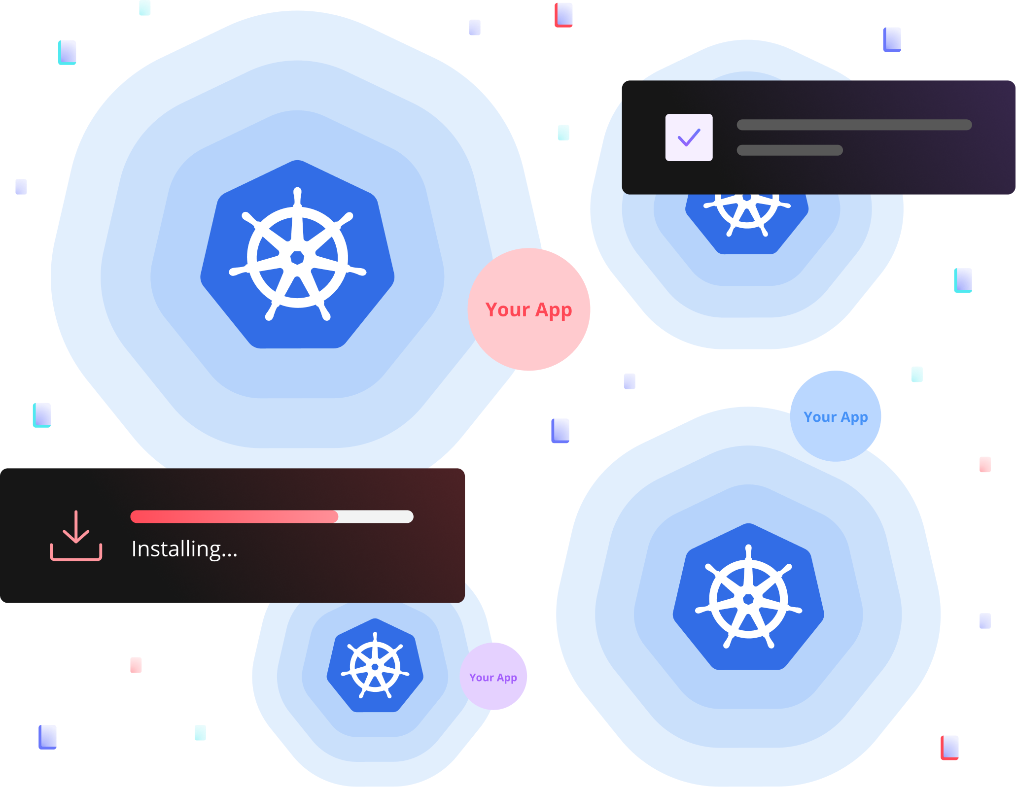 kubernetes-hosted apps being installed