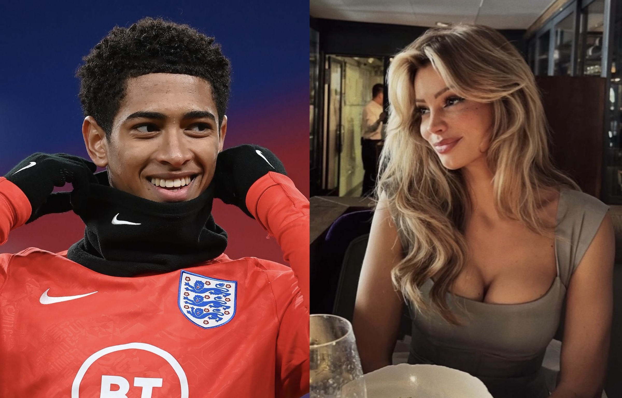 FOOTBALLER JUDE BELLINGHAM RUMOURED TO BE DATING DUTCH MODEL LAURA footballer-jude-bellingham-rumoured-to-be-dating-dutch-model-laura