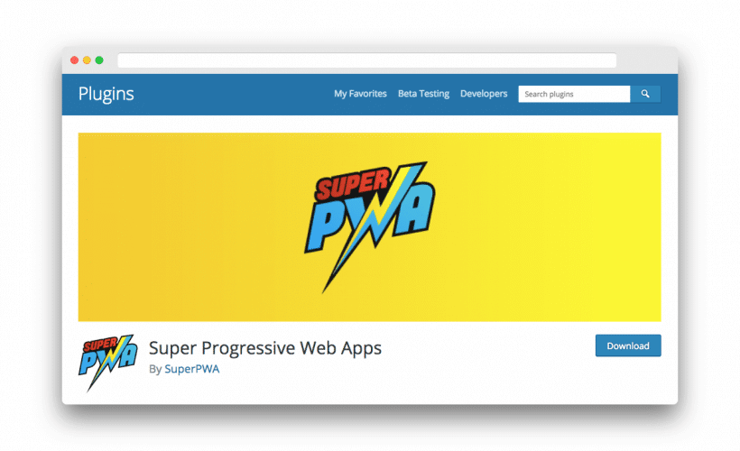 super progressive web apps