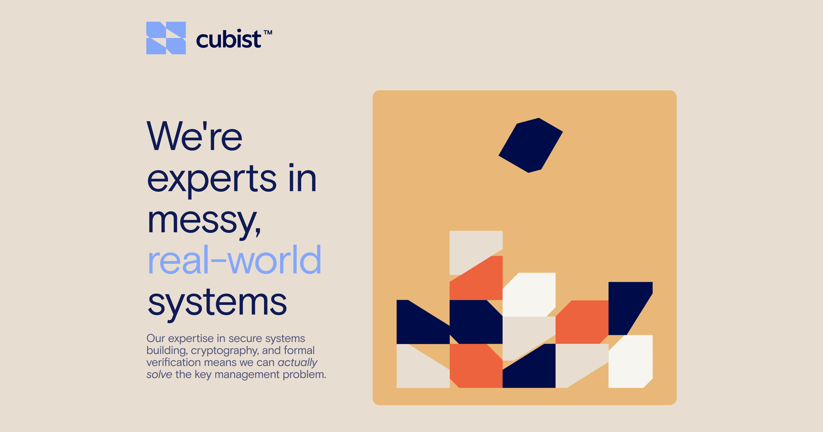 About Cubist Hardwarebacked key management infrastructure funded by Polychain