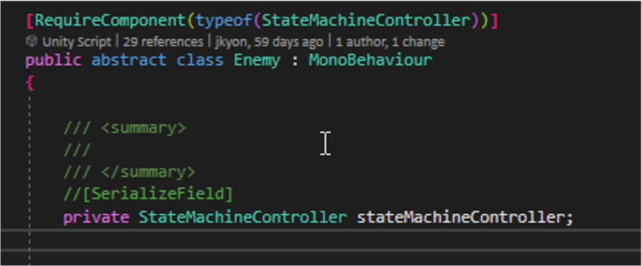 “Enemy” class with its FMS controller.