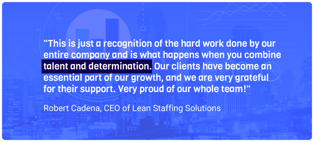 Lean Staffing Solutions Inc 500 2020