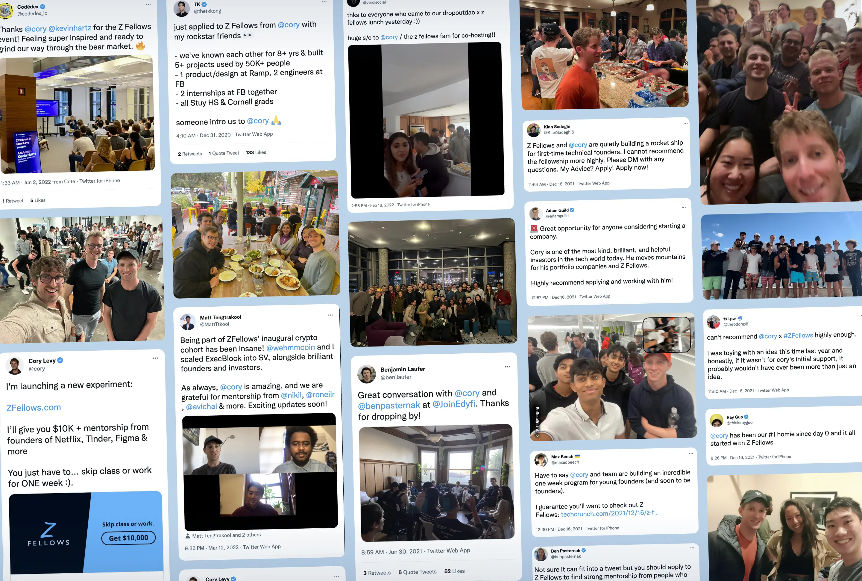 Tweets related to Z Fellows