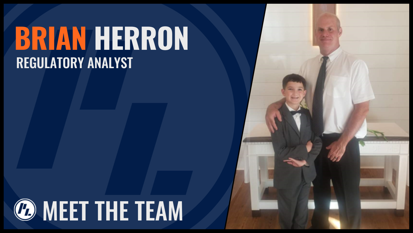 Regulatory Analyst Brian Herron Meet The Team
