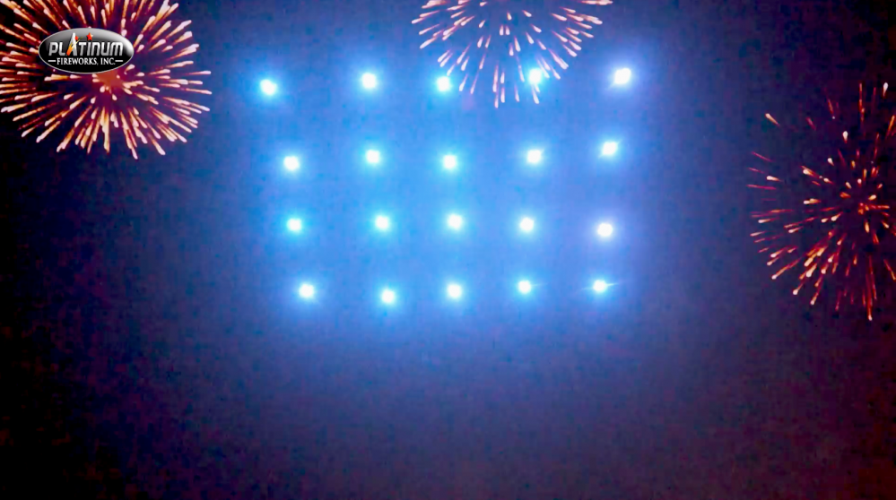 Platinum Fireworks introduces drones to firework displays