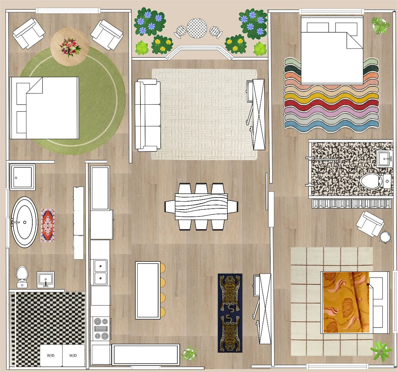 floor plan designed with spoak