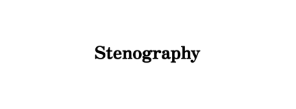 Stenography