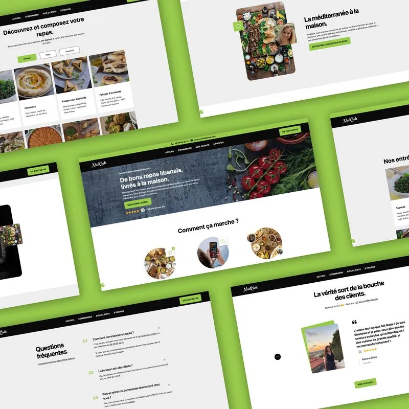 Comment NadCook a augmenté de +46 % son trafic local grâce à la puissance de Webflow et de Google My Business.