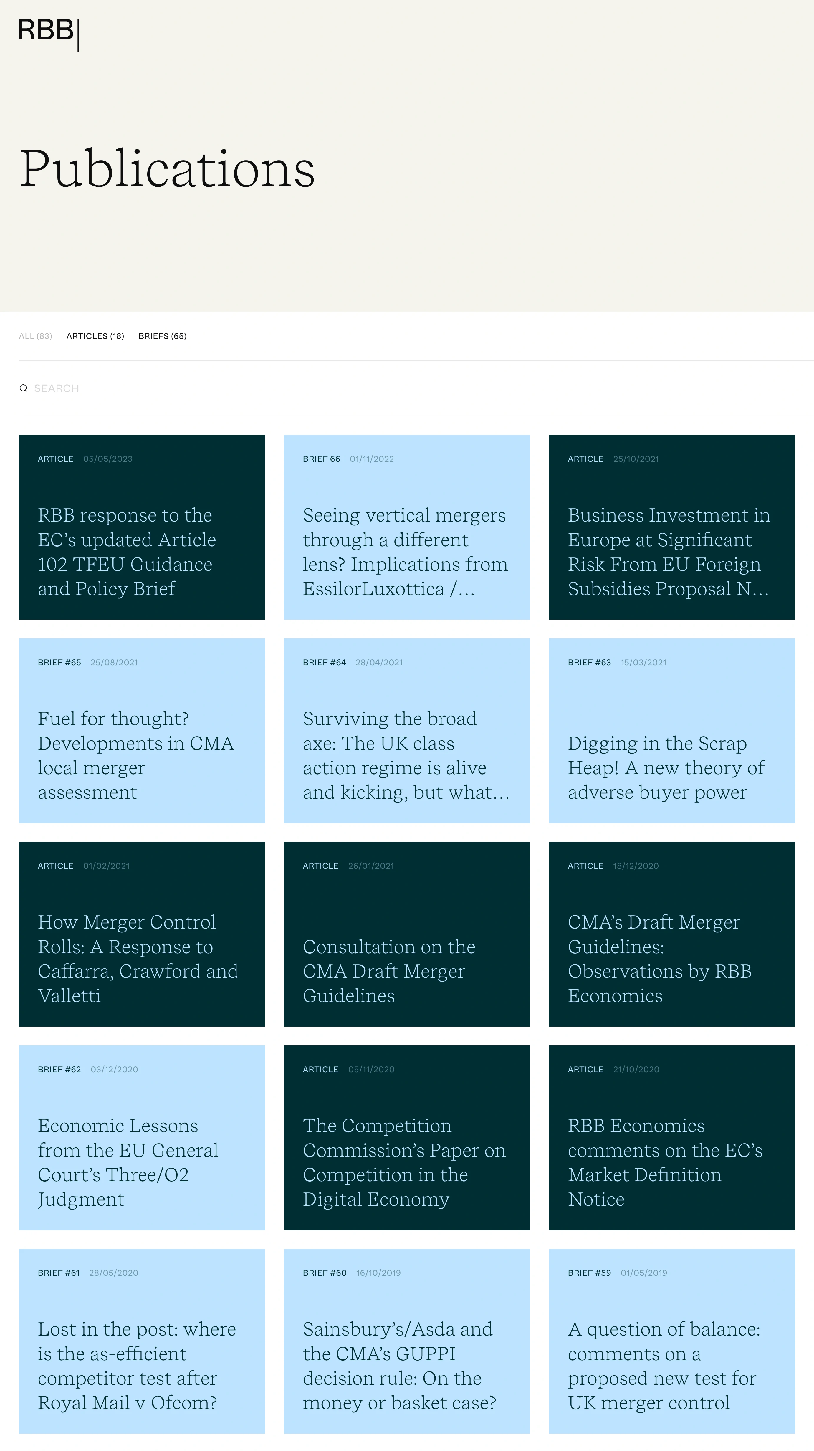 Blog Section Design Inspiration - Unsection