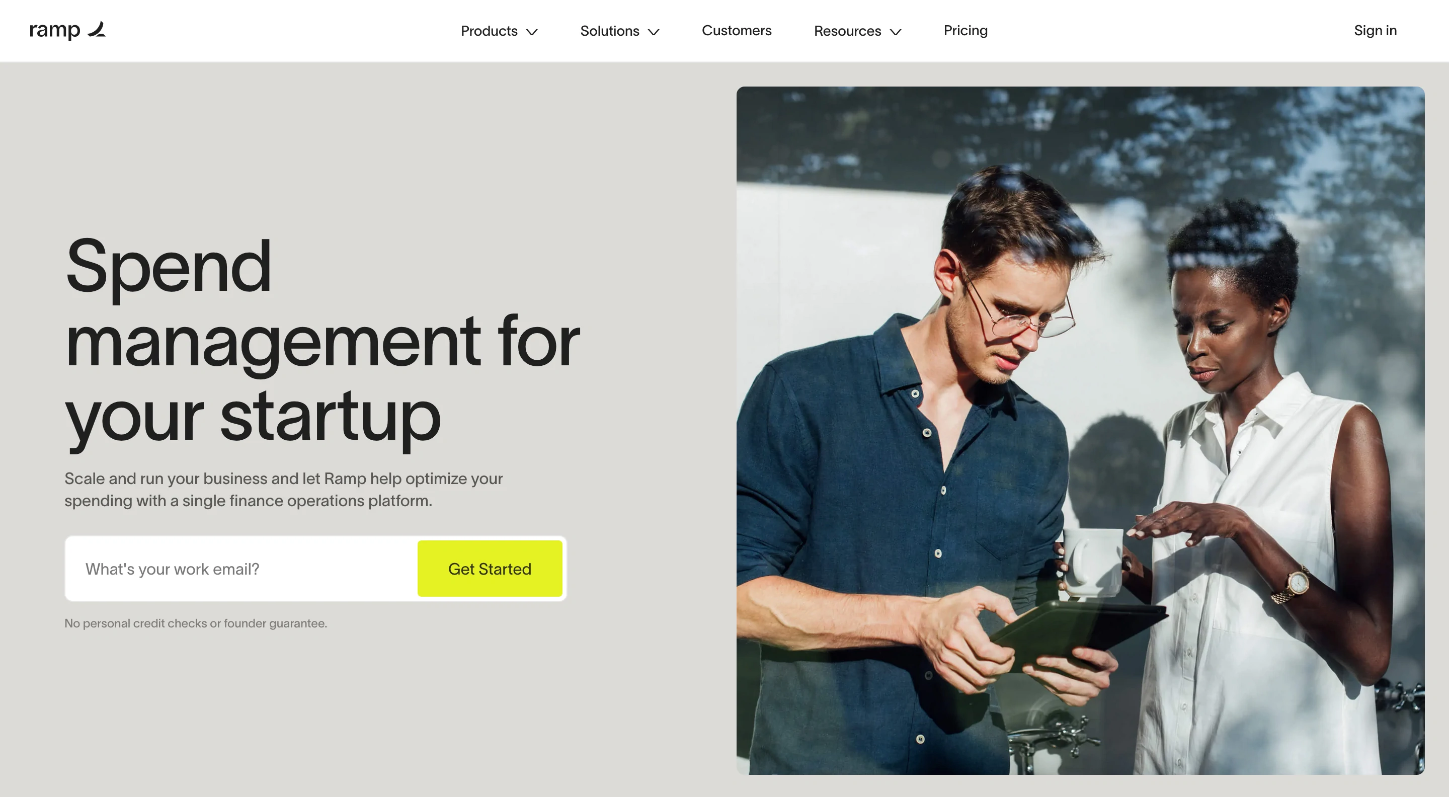 Ramp Startup Page Section Hero Hero Section Design Design