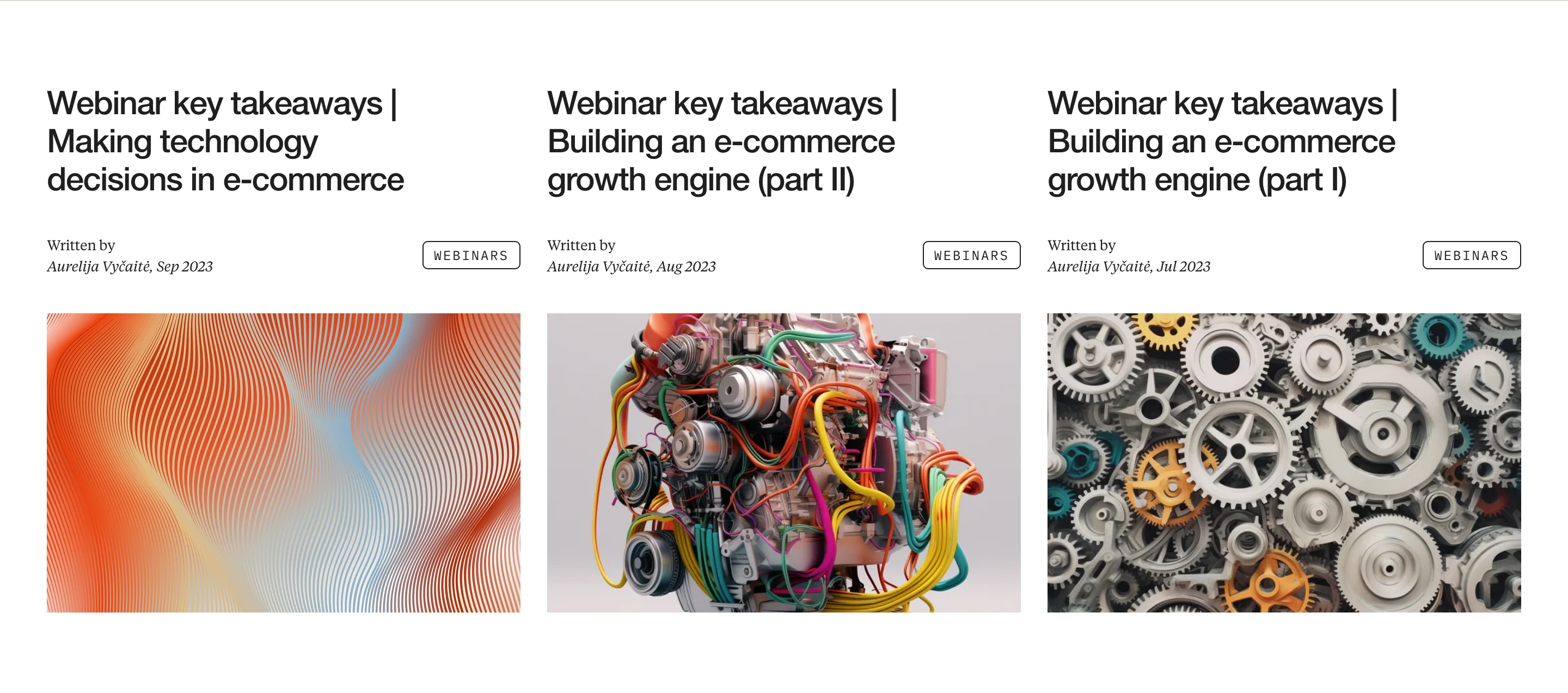 Blog Section Design Inspiration - Unsection